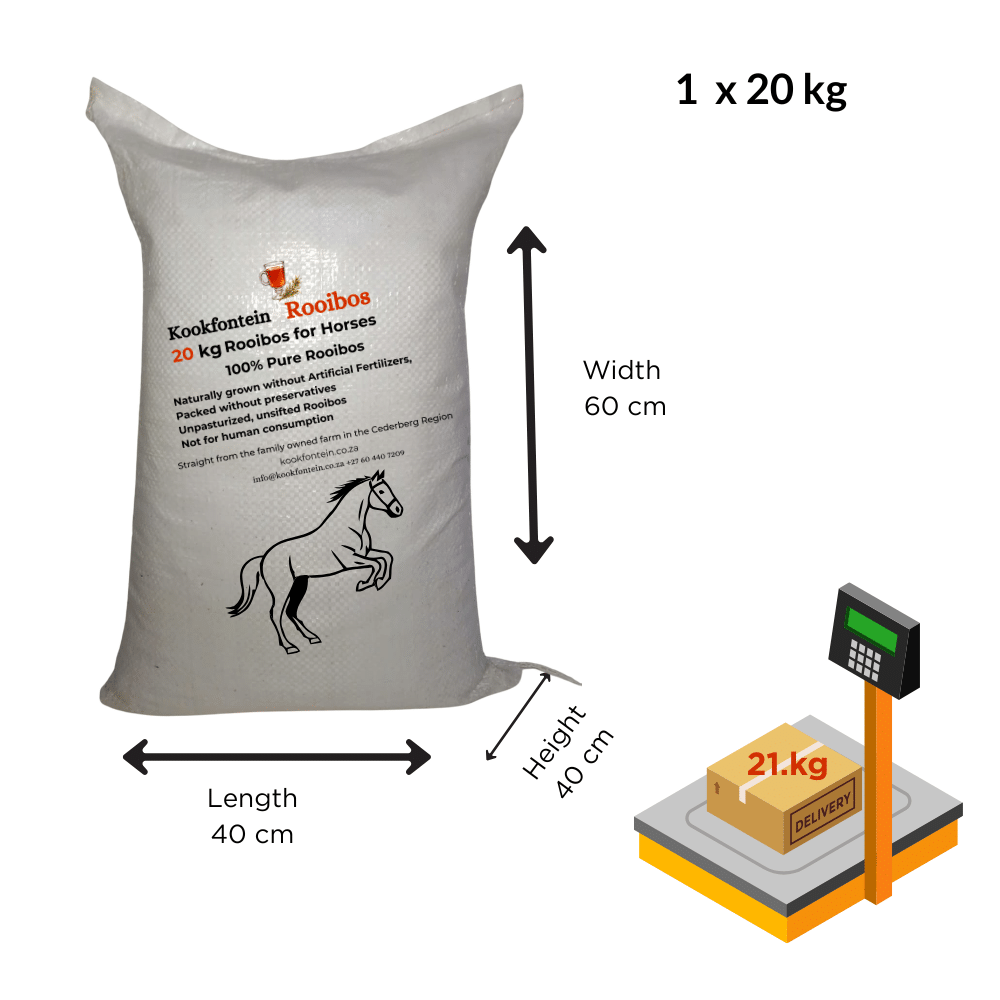 Rooibos for Horses 20kg | Natural Bulk Rooibos 4 20kg-Shipping