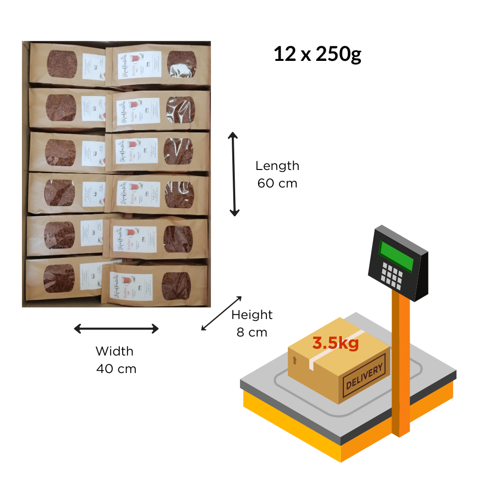 12 x 250g Loose Leaf Rooibos — Wholesale Box 3 12 x 250g Loose Leaf
